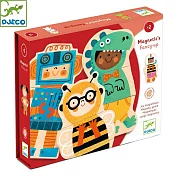 【Djeco智荷】磁鐵拼圖/太空人變裝秀