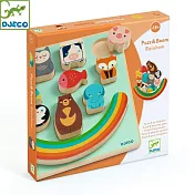 【Djeco智荷】木拼圖/動物彩虹橋