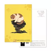 故宮貍奴明信片(海棠貍奴)【受託代銷】