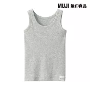 【MUJI 無印良品】幼兒針織坦克背心 90 灰色
