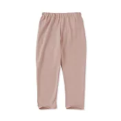 【MUJI 無印良品】幼兒高腰彈性全長緊身褲 80 淺粉