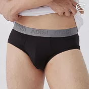 ADISI 男Tactel Pro快乾排汗三角內褲 AUP2591007 (M-3XL) 黑色 M 黑色