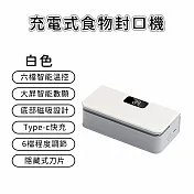 【好拾選物】充電式食物封口機-白