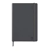【Rhodia｜time】2026 Planner 手帳 A5_週曆橫排_象牙色_160頁_90g_硬皮_彈性束帶_ 鈦色