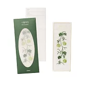 【韓國OIMU】植物採集刺繡書籤 ‧ 倒地鈴