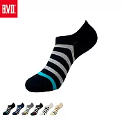【BVD】撞色直角男踝襪(B654襪子/低口襪/短襪) 黑25-28CM