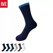 【BVD】運動氣墊男長襪(B657襪子/毛巾底/中筒襪) 黑25-28CM