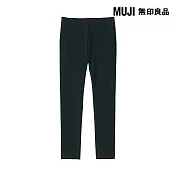 【MUJI 無印良品】兒童彈性天竺全長緊身褲 110 黑色