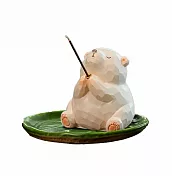 【上手家居】乖萌動物線香座(線香盤/香座/香插/臥香座) 小熊