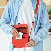 【日本HIGHTIDE】nahe 多功能分層旅行收納袋 ‧ 藍色