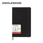 2025-2026 MOLESKINE 18個月硬殼日記手帳- L型/黑