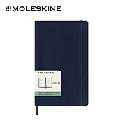 2025-2026 MOLESKINE 18個月週記軟皮手帳 - L型/寶藍