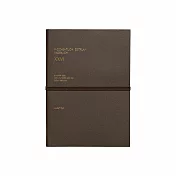 【日本HIGHTIDE】2026 方格週記事手帳B6 ‧ 韋爾特/咖啡色