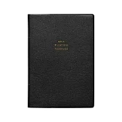 【日本HIGHTIDE】2026 直式週記事手帳A5 ‧ 經典/黑色
