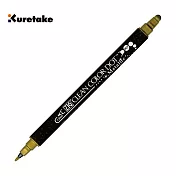 【Kuretake 日本吳竹】ZIG Clean Color Dot 點點筆 金屬色 / 金色