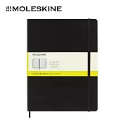 MOLESKINE 經典硬殼筆記本 - XL型/ 方格/ 黑