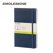 MOLESKINE 經典硬殼筆記本 - L型/ 空白/ 藍