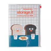 【日本Mark’s】2026 月記事收納手帳A5 ‧ Brunch Brother/吐司