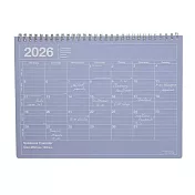 【日本Mark’s】2026 月曆型記事手帳M (B5變型) ‧ 紫色