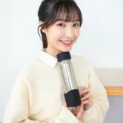 【鈦工坊TiKOBO】經典袋鼠純鈦保溫瓶二代 320ml 伯爵藍