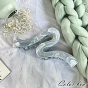 【卡樂熊】潤澤雲紋系列．水墨紋理造型抓夾/鯊魚夾(八款)- 藍色波浪