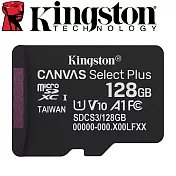 Kingston 金士頓 128G 150MB/s U1 microSDXC UHS-I A1 V10 記憶卡 SDCS3/128GB