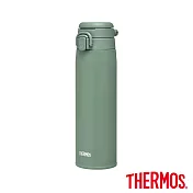 【THERMOS膳魔師】不鏽鋼可提式真空保溫瓶750ml(JOS-750-MPG) 霧松綠