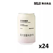 【MUJI 無印良品】碳酸飲 葡萄/箱購/24入