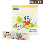 【HOUSUXI 舒希】蠟筆小新－雙夾鏈保鮮袋-A3(兩款尺寸任選) L