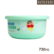 【HOUSUXI舒希】蠟筆小新－不鏽鋼雙層隔熱碗 730ml-A3