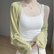 【MsMore】 夏日冰絲防曬針織開衫蝙蝠袖薄紗罩衫# 125502 FREE 綠色