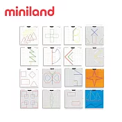 【西班牙miniland】透明彈線板（6入組/可投射）