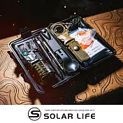 Solar Life 索樂生活 野外求生工具包12件組.野外求生包 求生戰術包 戶外急難包 登山救難包 戶外生存包