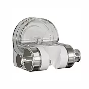 JIAGO 吸盤式蓮蓬頭架  透明白