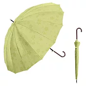 【日本Nakatani】櫻舞姬 16骨大傘面 耐風直傘 ‧ 抹茶綠