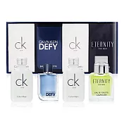 Calvin Klein CK 男性小香禮盒[CK one 10mlX2+永恆10ml+無畏之心5ml]EDT-香水航空版