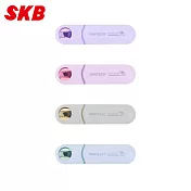 (4色1包)WRITECH W-8154 時空艙軟頭螢光筆  柔色系