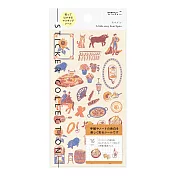 MIDORI 手帳專用貼紙-  西班牙(熱情巴塞)