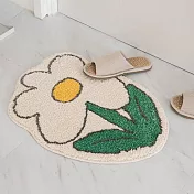 【韓國Dailylike】可愛造型室內腳踏地墊 ‧ 花朵