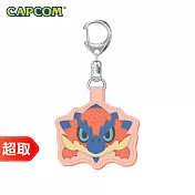 Capcom《周邊》魔物獵人 Chibi Style 刺繡鑰匙圈 ＊ CAPCOM 卡普空 ＊ 台灣代理版 火龍款