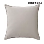 【MUJI 無印良品】牛津布坐墊套 /灰色