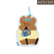 【HOUSUXI舒希】DINOTAENG 冬季系列-加厚珊瑚絨擦手巾(黃)-A3