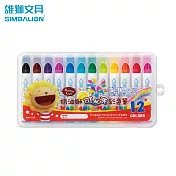 雄獅 BLW-12/B 奶油獅可水洗彩色筆,12色x4入組