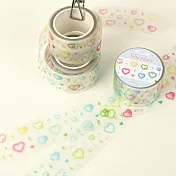 【韓國WANNATHIS】Kiss cut 貼紙膠帶 ‧ 愛心