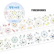 【韓國WANNATHIS】Kiss cut 貼紙膠帶 ‧ pang pang/煙火