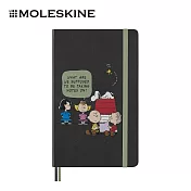 MOLESKINE史努比限量筆記本/朋友們/L型/橫線
