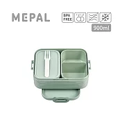 MEPAL / 分隔方形餐盒(M)- 鼠尾草綠