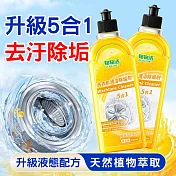 洗衣機清潔除垢劑 洗衣槽清潔劑 500ml 黃檸檬味