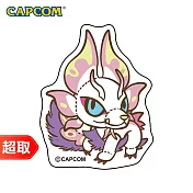 Capcom《周邊》魔物獵人 Chibi 造型貼紙 ＊ CAPCOM 卡普空 ＊ 台灣代理版 泡狐龍款