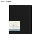 2026 MOLESKINE月間手帳/ 12M/ 軟皮/ XL型/ 黑